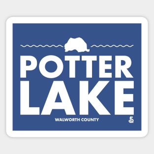 Walworth County, Wisconsin - Potter Lake Sticker